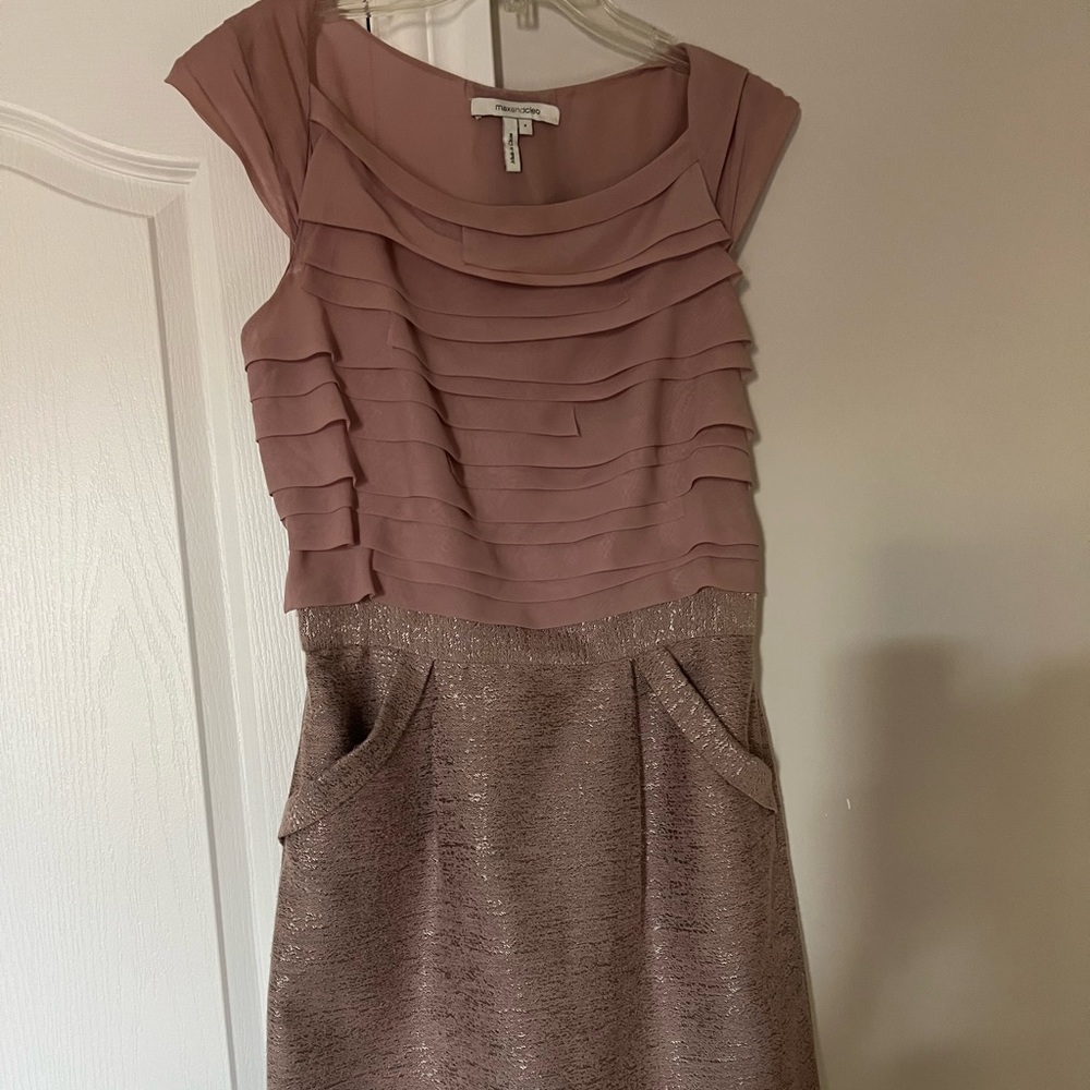 DUSTY-PINK COLOR DRESS